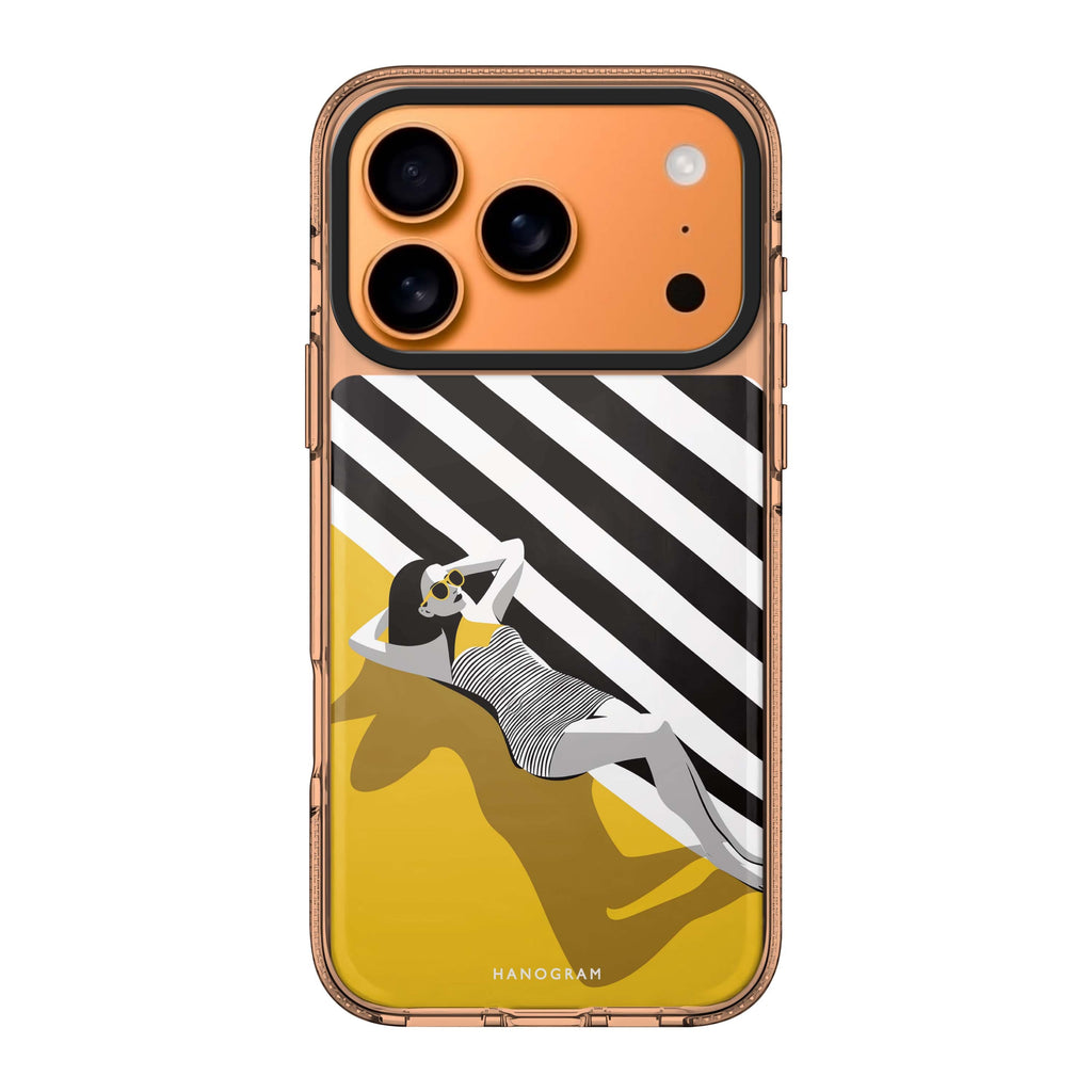 Sun Lounge sun celestial nature summer iPhone 17 Pro Max ultra clear case