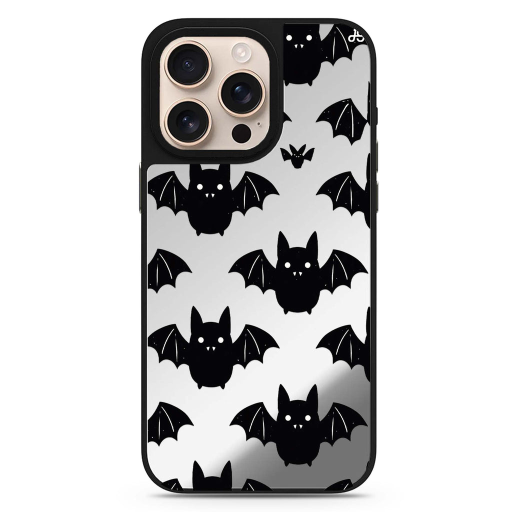 Batty Little Faces MagSafe Compatible Mirror Case – design view 1