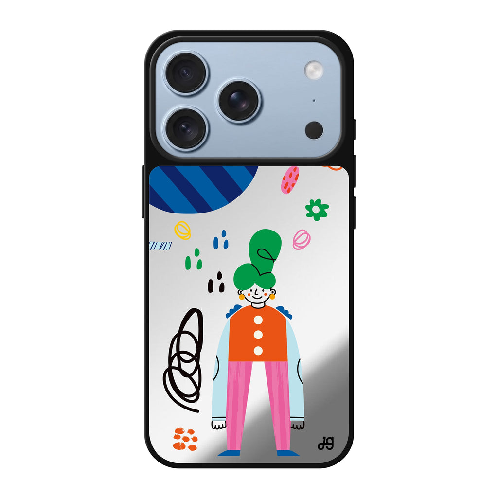 Abstract People #1 abstract portrait iPhone 18 Pro Max mirror case