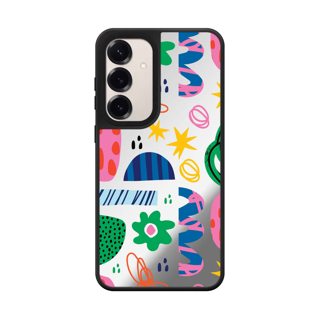 Abstract Drawing by Joe Samsung Galaxy mirror case front view