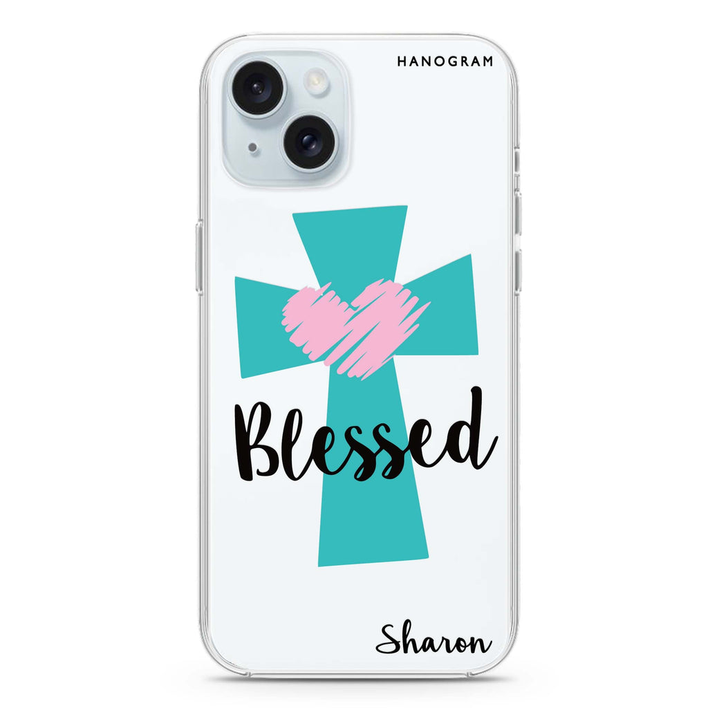 Blessed iPhone 15 plus Ultra Clear Case