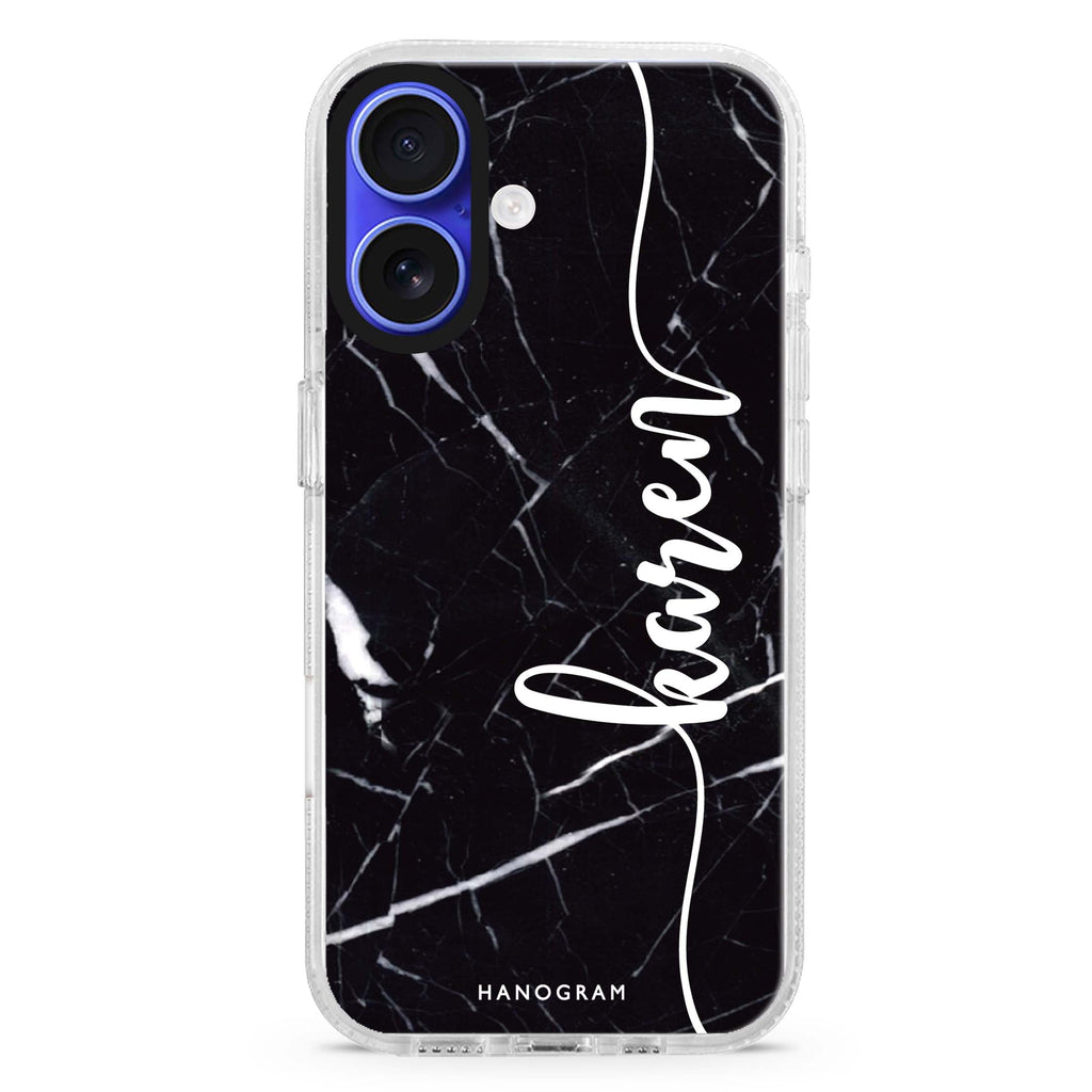 Marble Edition VIII MagSafe Compatible iPhone 16 Ultra Clear Case - Personalized and Stylish Protection