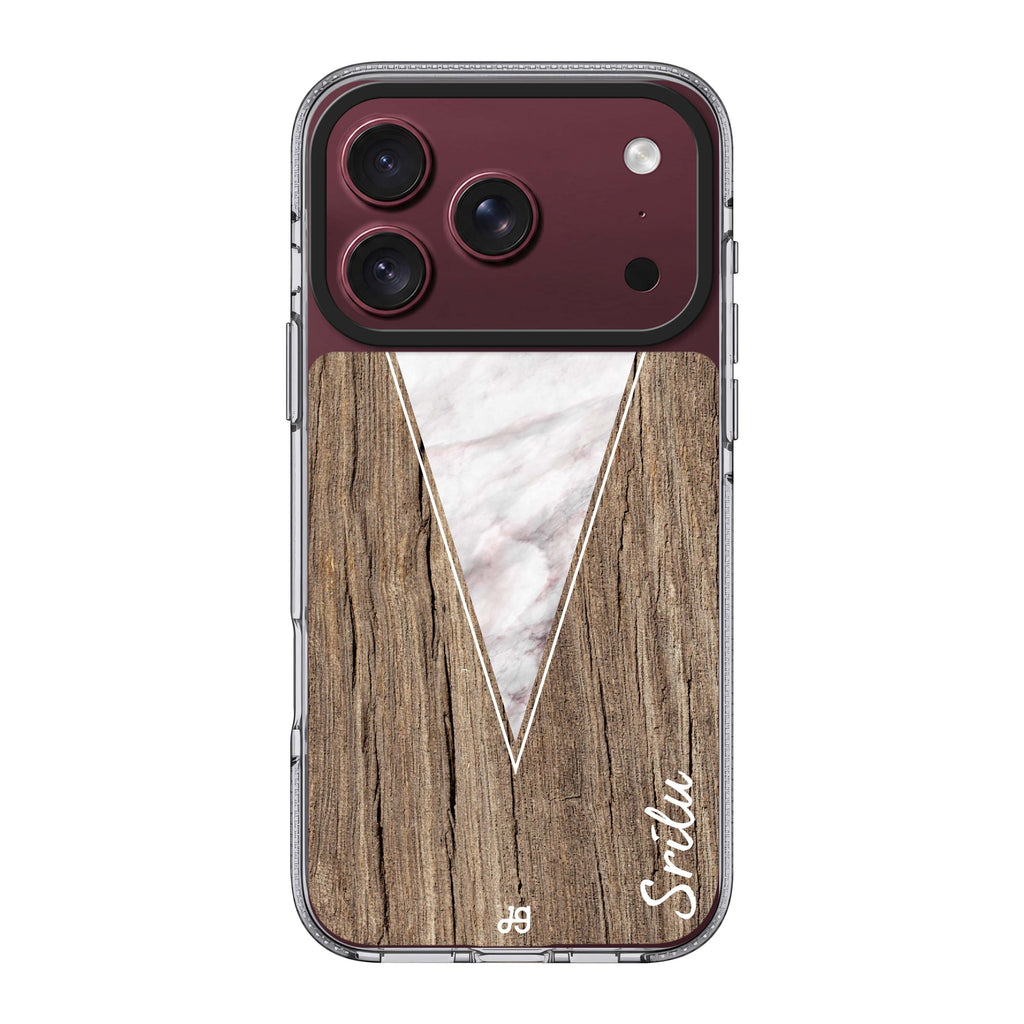 Marble & Wood II Ultra Clear Case
