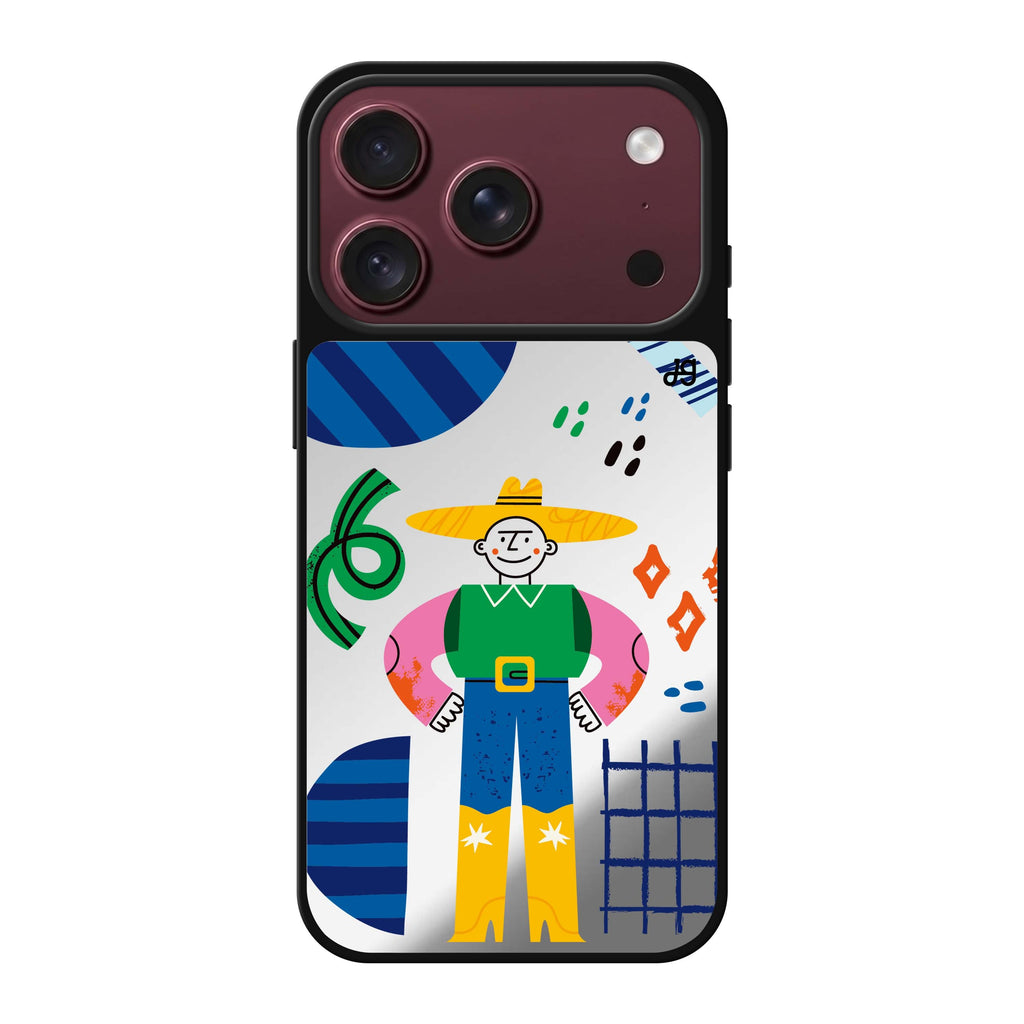 Abstract People #3 abstract portrait iPhone 18 Pro Max mirror case
