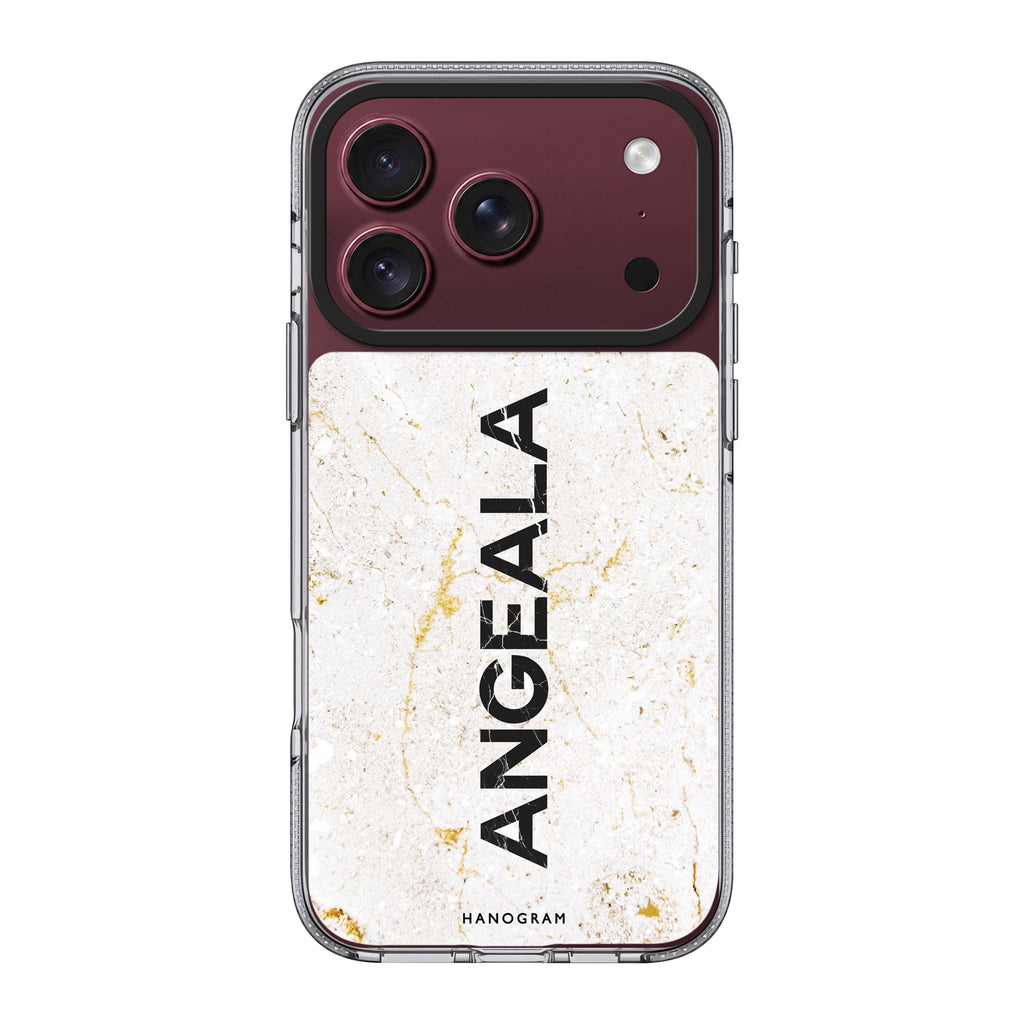 White Marble Ultra Clear Case