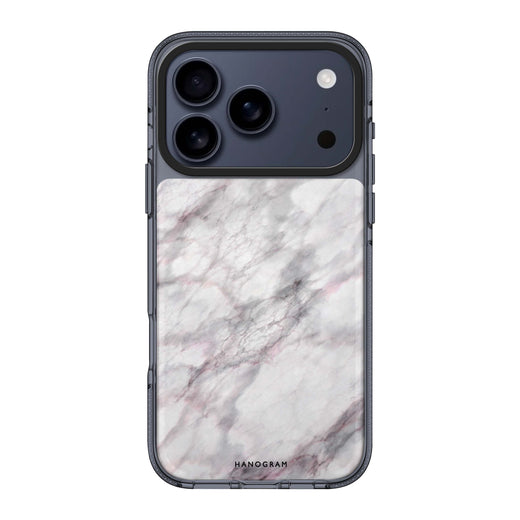 Cursive Name & Marble personalized name marble typography iPhone 17 Pro Max ultra clear case