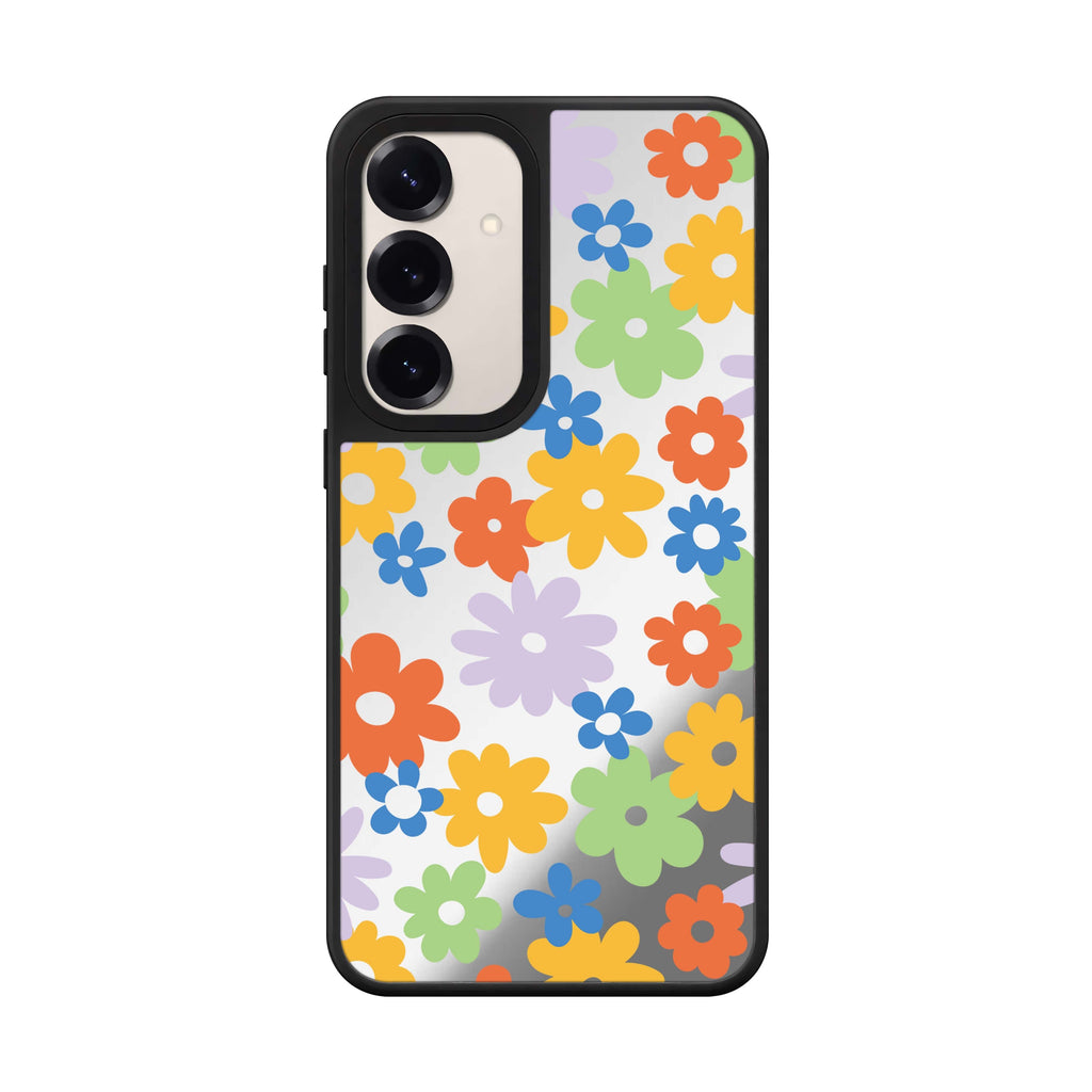 Flowers Style 2 Samsung Galaxy mirror case front view