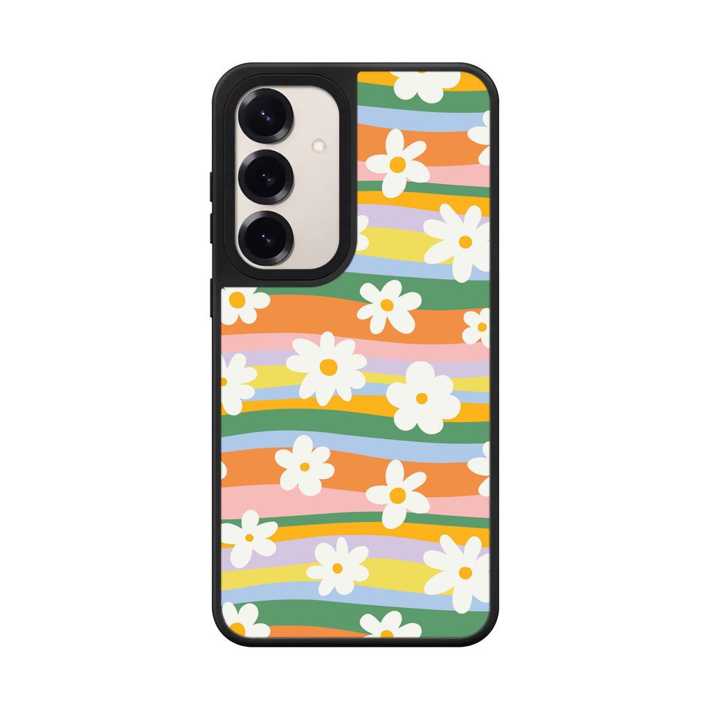 Flowers Style 3 Samsung Galaxy mirror case front view