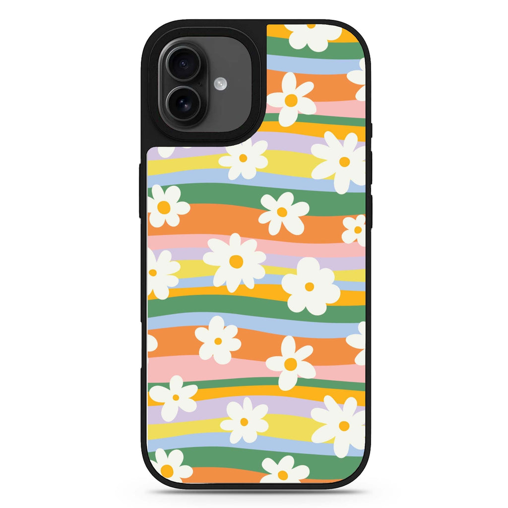 Flowers design 3 floral design iPhone 17 mirror case