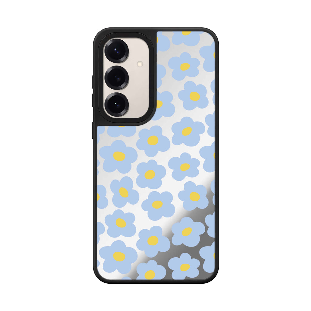 Flowers Pattern Style 1 Samsung Galaxy mirror case front view