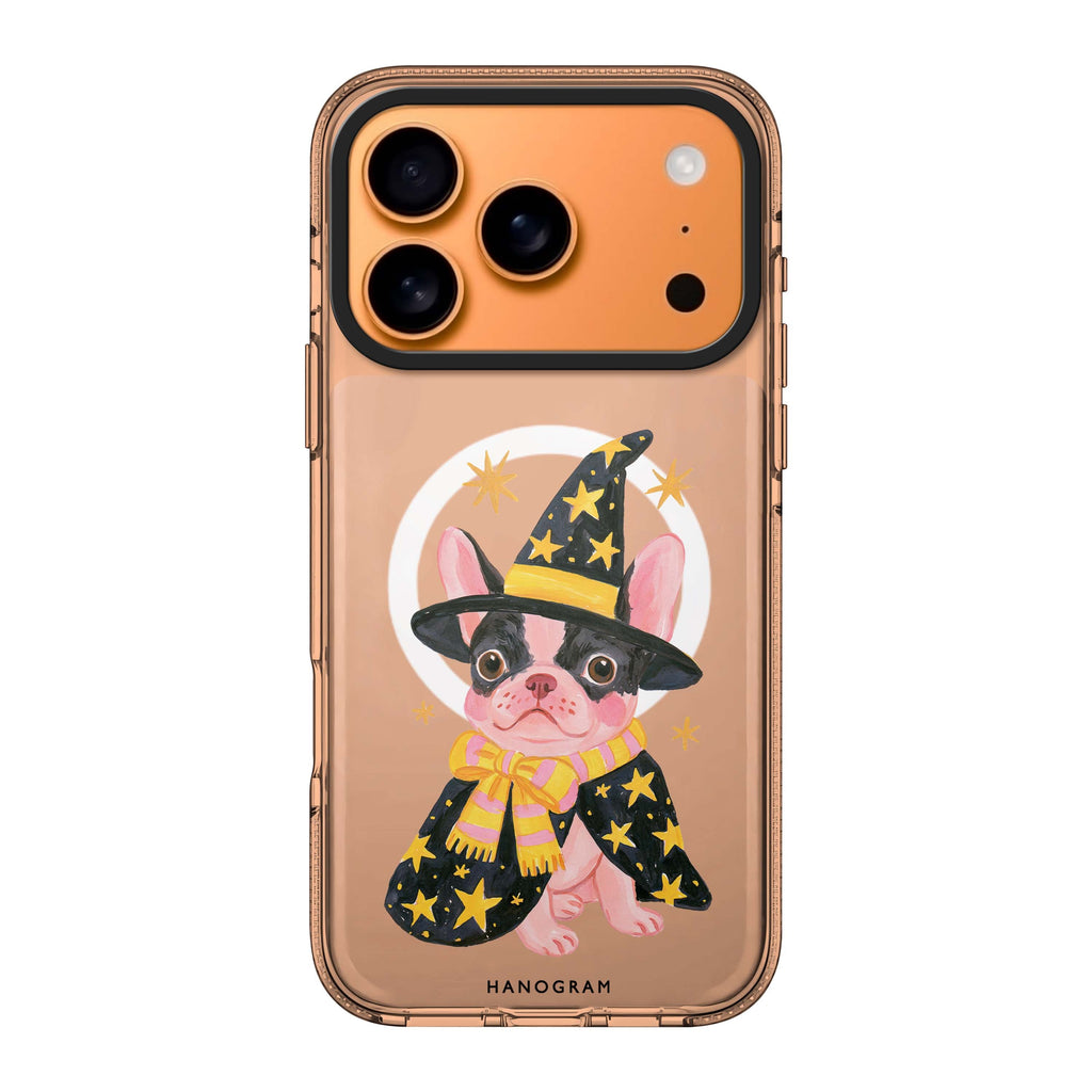 Frenchie Spell School iPhone 17 Pro Max Ultra Clear Case - Image 1