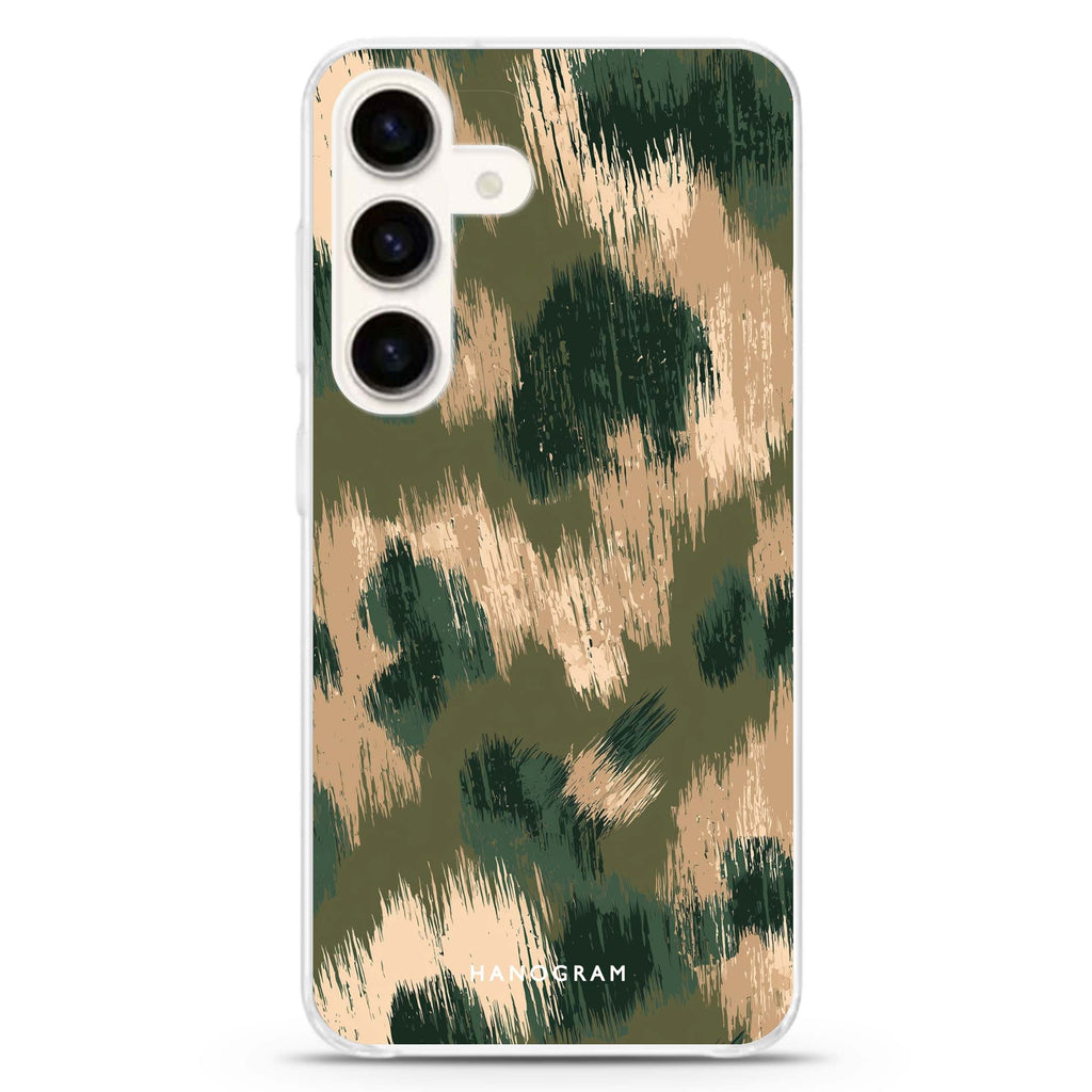 Brush Camo Samsung Galaxy Ultra Clear Case