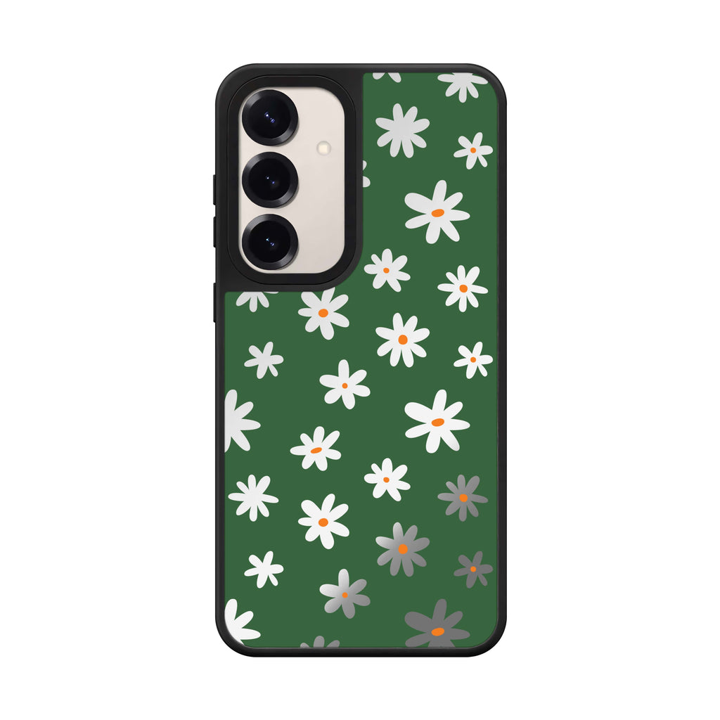 Flowers Pattern Style 1 Samsung Galaxy mirror case front view
