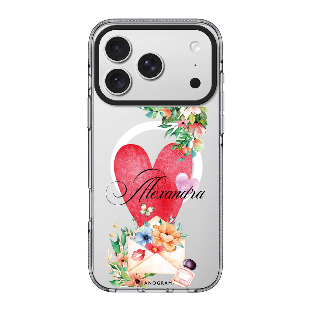 Floral Love Letter Ultra Clear Case