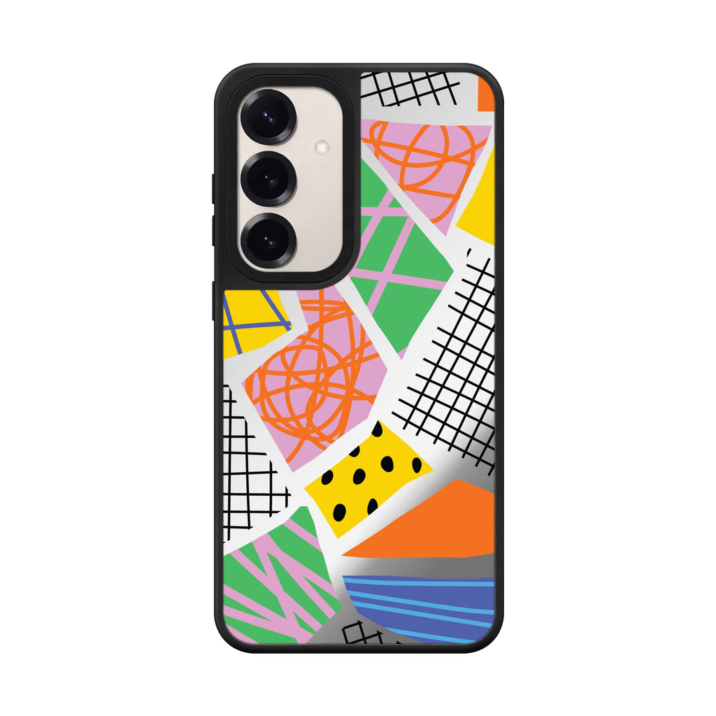 Flowers Pattern Style 3 Samsung Galaxy mirror case front view
