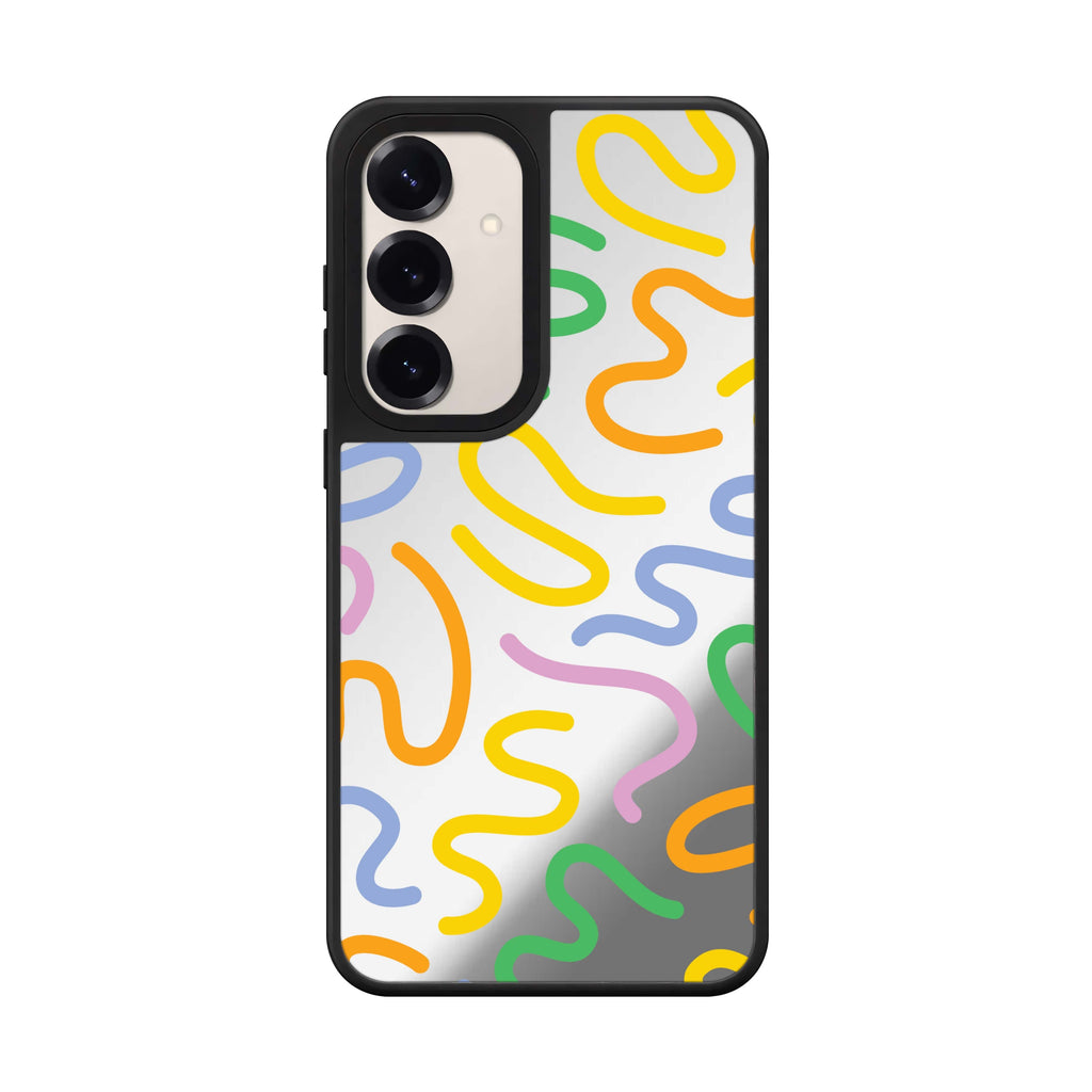 Abstract Doodles Style 1 Samsung Galaxy mirror case front view