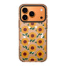 Golden Sunflowers gold flower floral iPhone 17 Pro Max ultra clear case