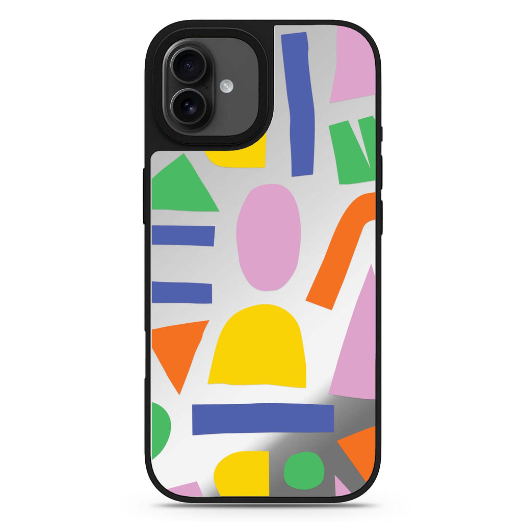 Abstract Doodles design 4 iPhone 17 mirror case
