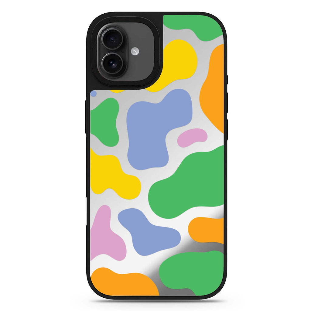 Abstract Doodles design 2 iPhone 17 mirror case