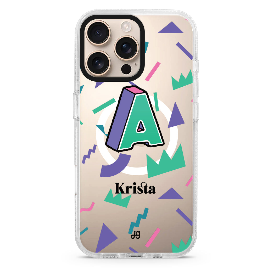 Inspired Monogram MagSafe Compatible Ultra Clear Case