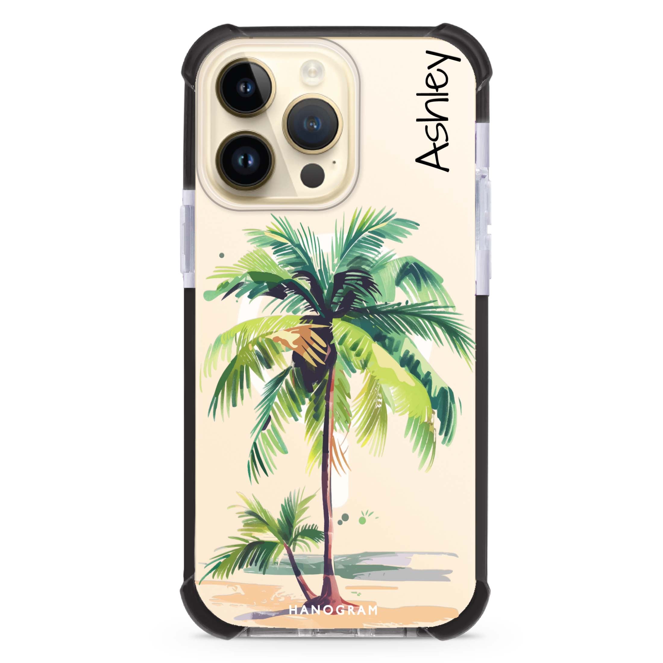 Pineapple & Floral iPhone 15 Pro Max MagSafe Compatible Ultra Shockproof Case