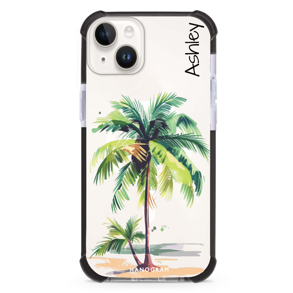 Island Palms iPhone 15 Plus MagSafe Compatible Ultra Shockproof Case