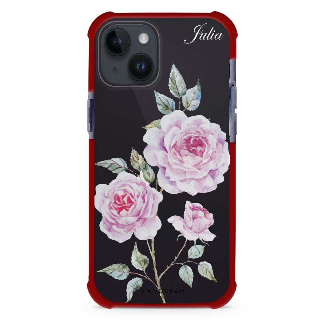 Simple Floral iPhone 15 Plus Ultra Shockproof Case