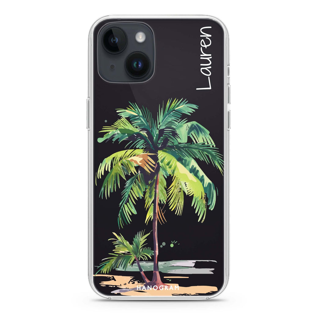 Island Palms iPhone 15 Plus Ultra Clear Case