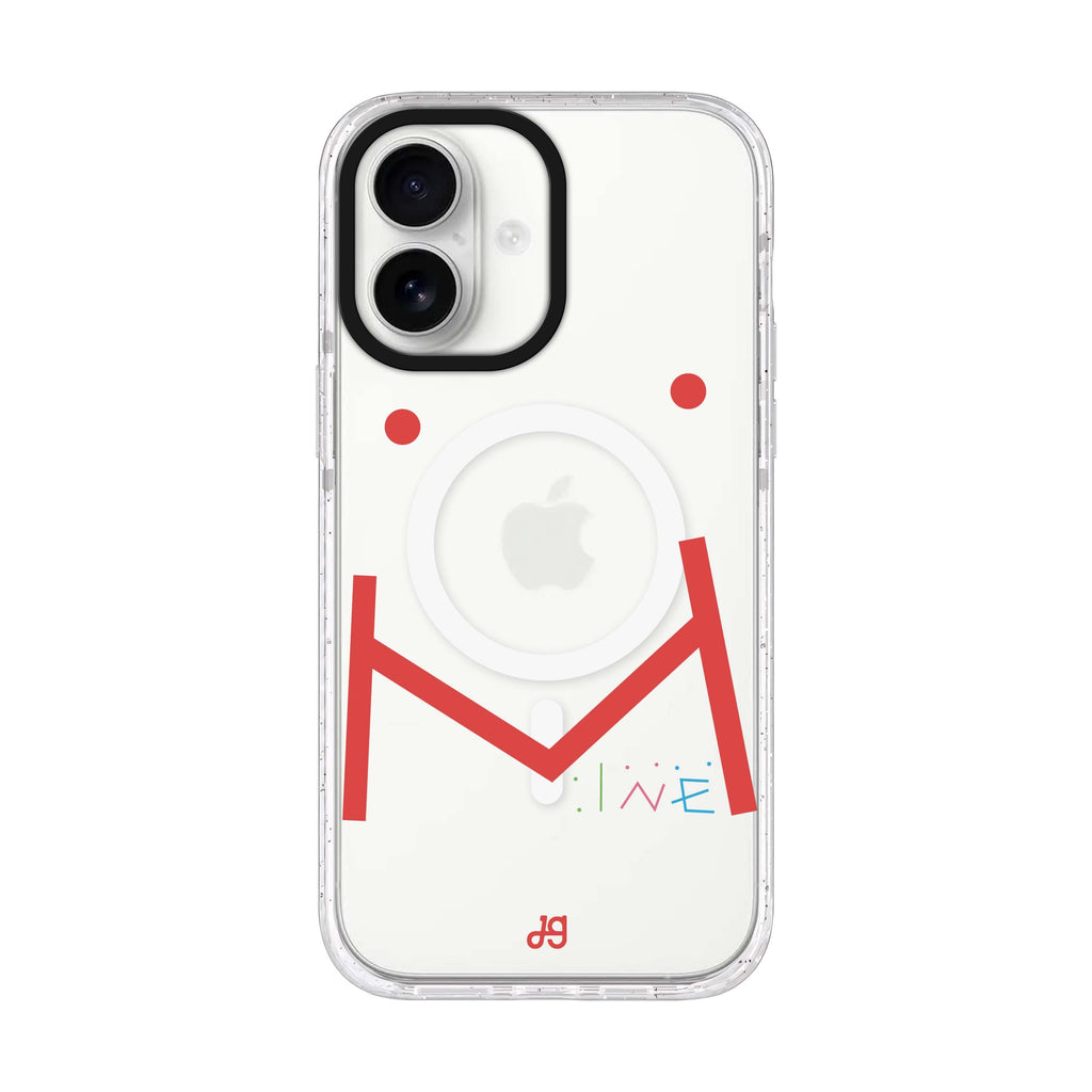 Mine iPhone 17 ultra clear MagSafe case, front product view