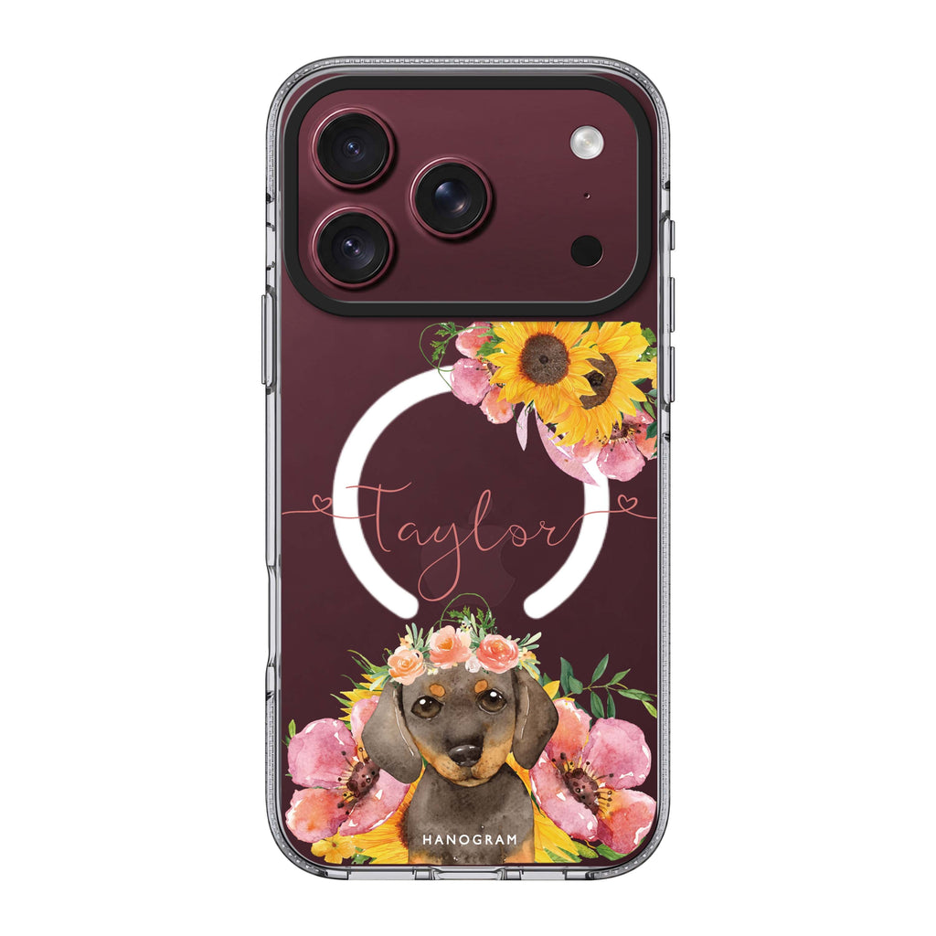 Sunflower Puppy Ultra Clear Case