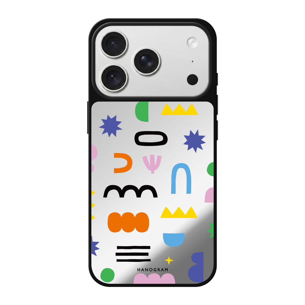 Abstract Doodles Pattern #1 abstract pattern iPhone 18 Pro Max mirror case