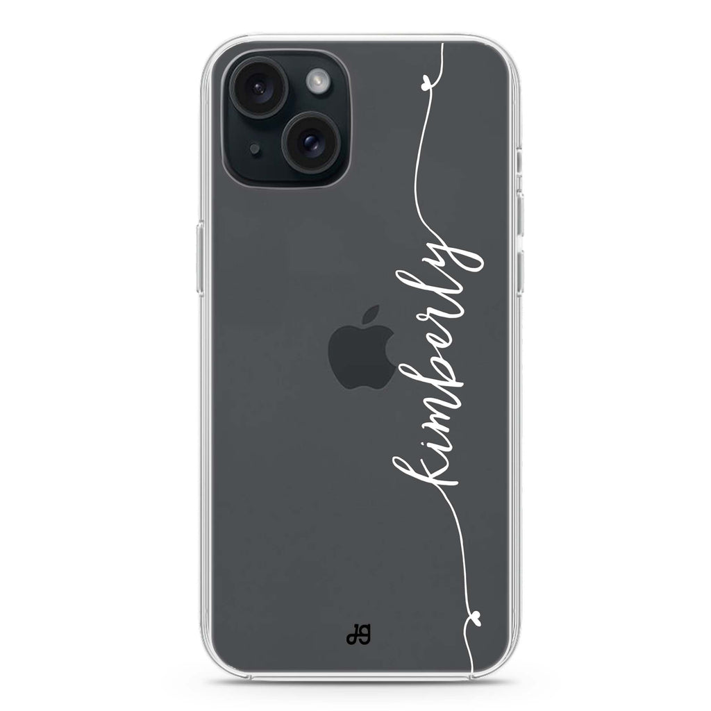 Heart Word iPhone 15 Plus Ultra Clear Case