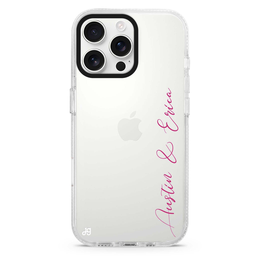 Handwritten You And Me iPhone 16 Pro & 16 Pro Max Case - Personalized and Stylish Protection