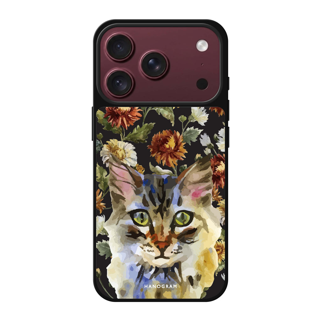 Watercolour Cat #5 cat animal watercolor iPhone 18 Pro Max mirror case