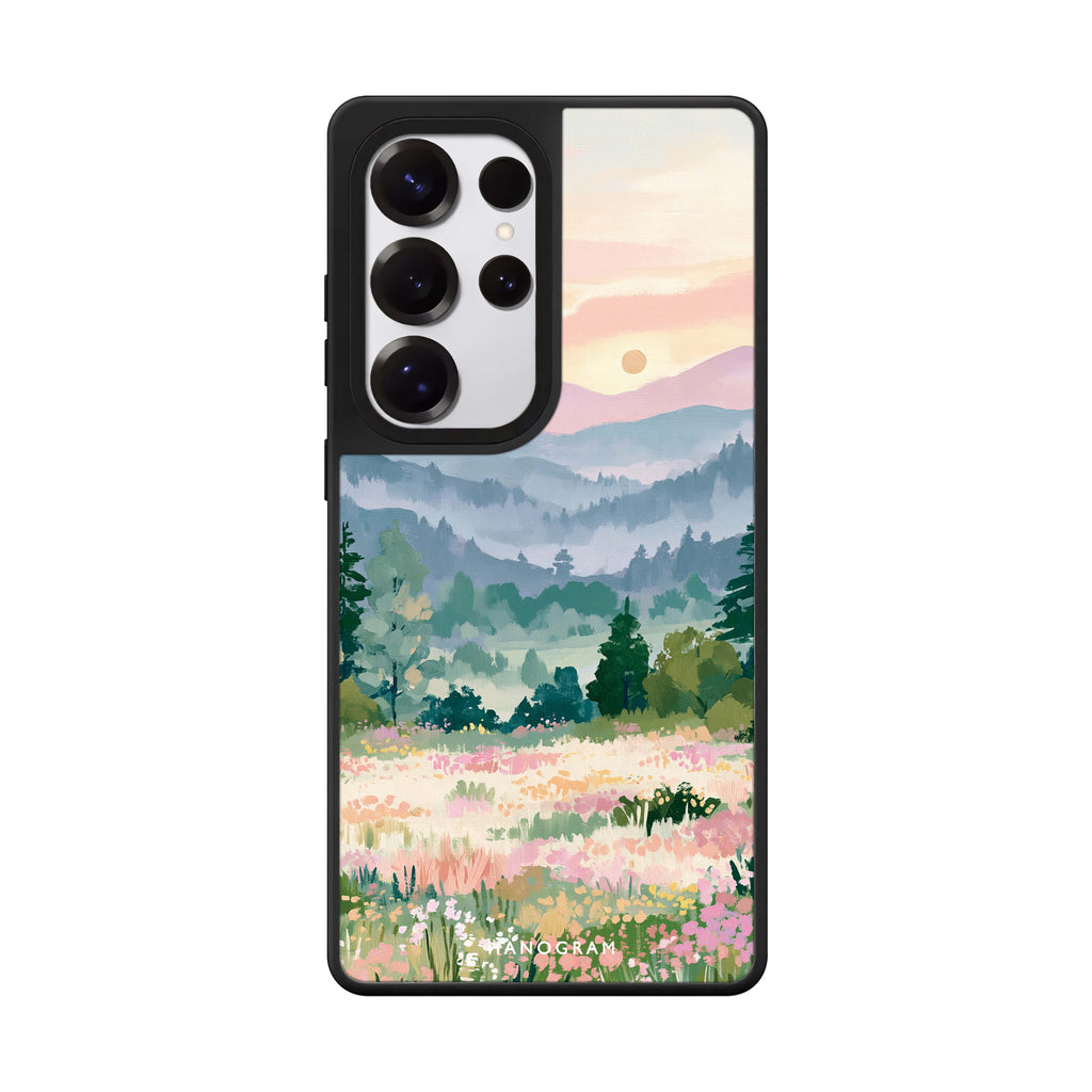 Daybreak over Wildflowers Samsung Galaxy Mirror Case - image 1