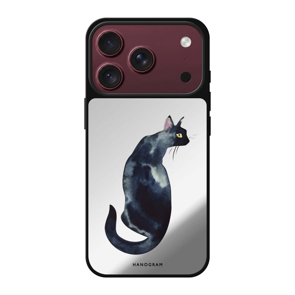 Watercolour Cat #4 cat animal watercolor iPhone 18 Pro Max mirror case