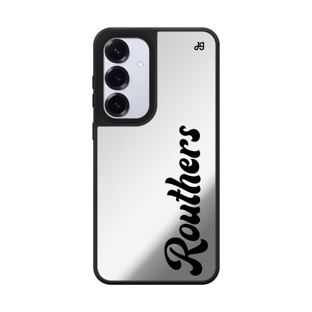 Modern Nameplate Mirror Case