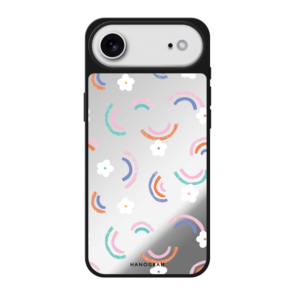 Rainbow Floral 鏡面手機殼