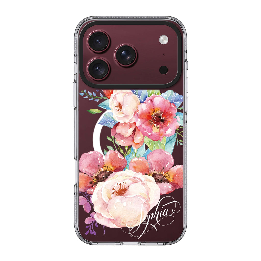 Awakening Watercolor Flowers Ultra Clear Case