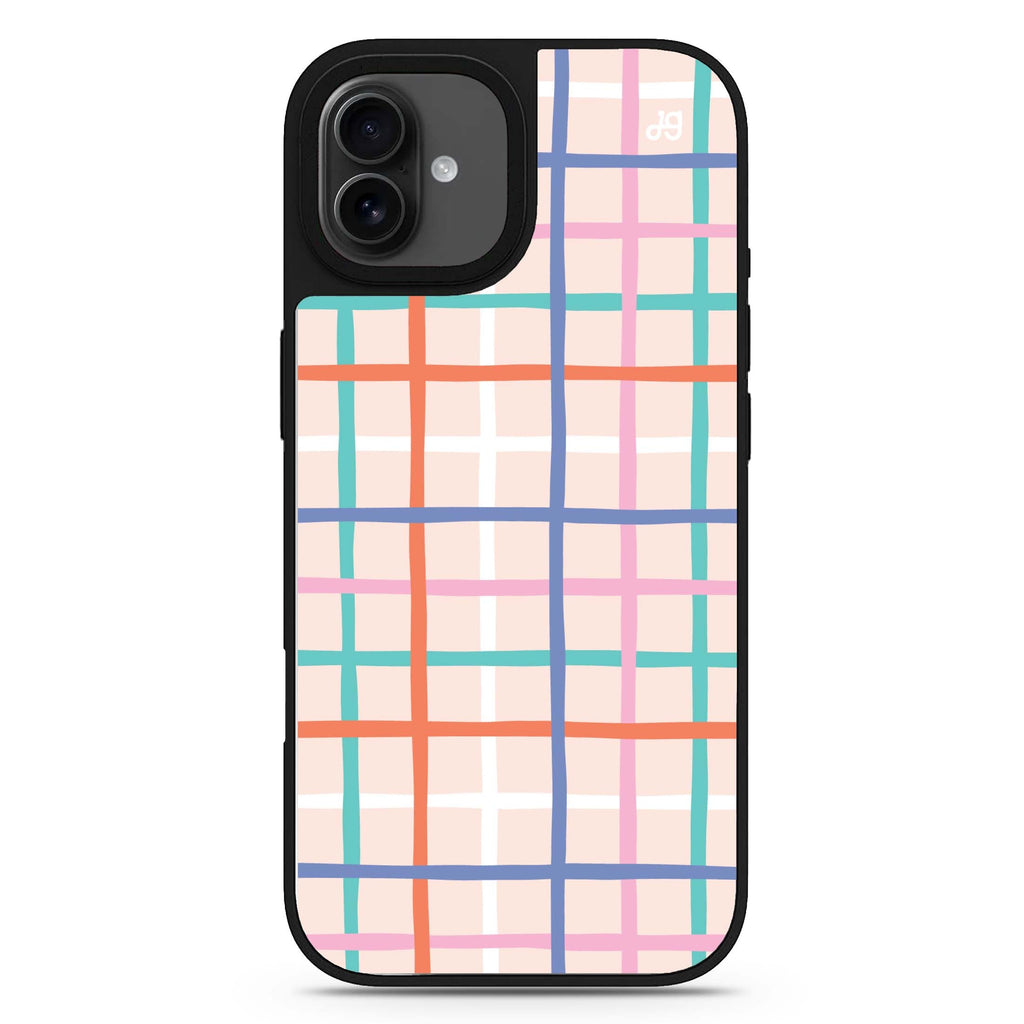 Line Drawing abstract art iPhone 17 mirror case