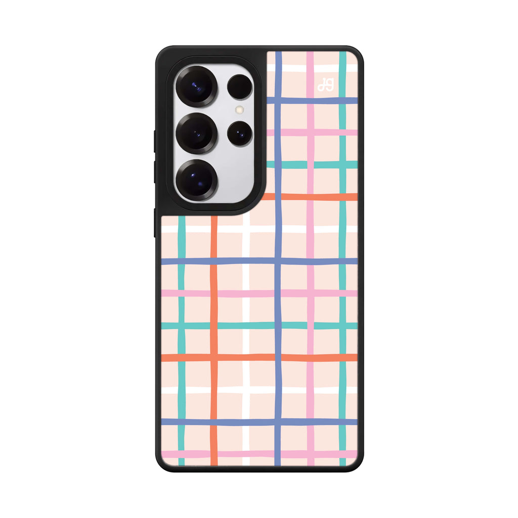 Line Drawing Samsung Galaxy S25 S24 S23 Ultra mirror case, front view