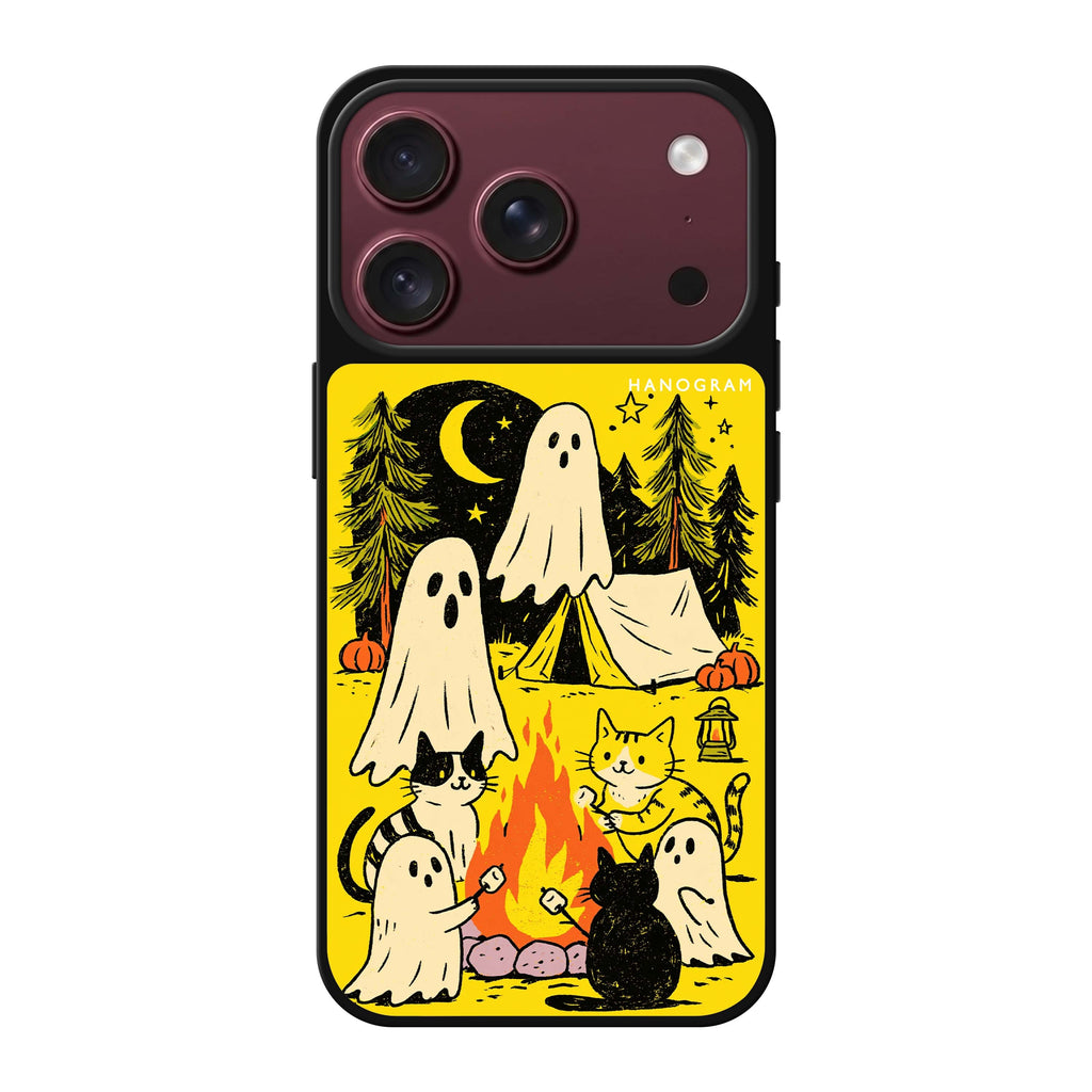 Campfire with the Ghosts iPhone 18 Pro Max Mirror Case - design view 1
