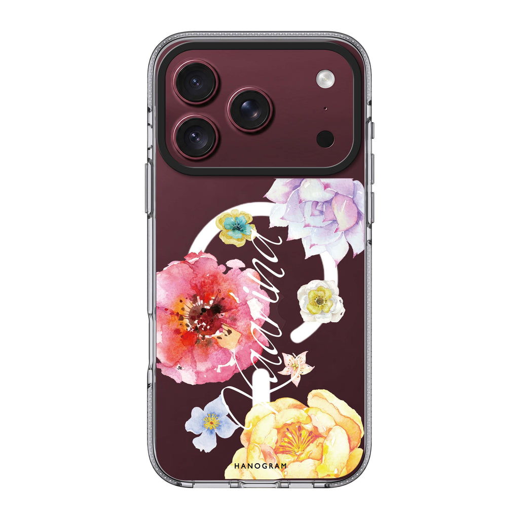 Colorful Watercolor Flowers Ultra Clear Case