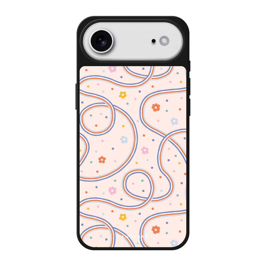Floral & Line 鏡面手機殼