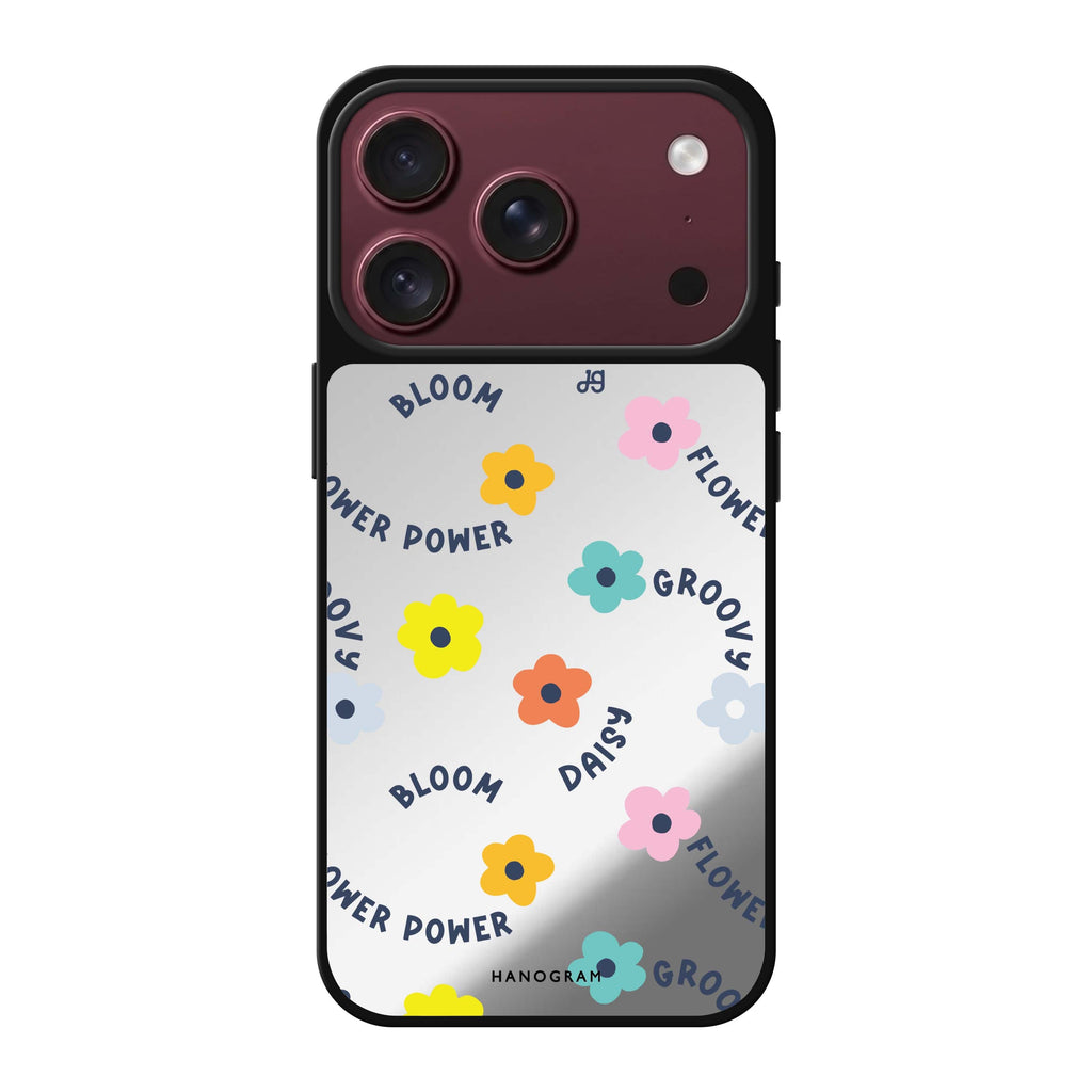 Flower Power flower floral iPhone 18 Pro Max mirror case
