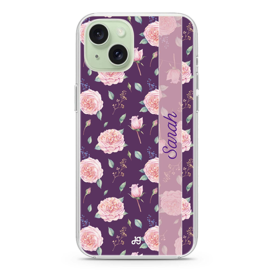 Naughty Purple iPhone 15 Plus MagSafe Compatible Ultra Clear Case