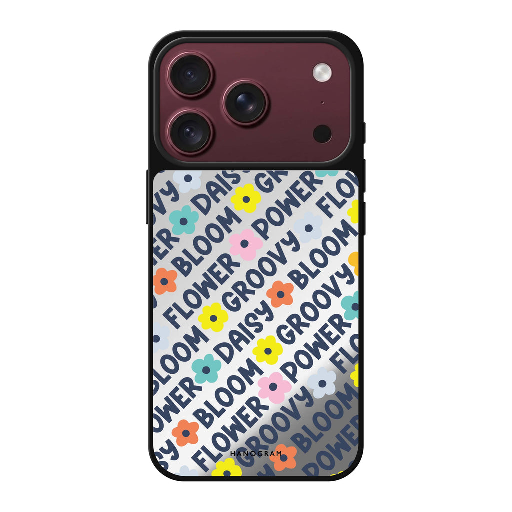 Groovy Flower flower floral playful iPhone 18 Pro Max mirror case