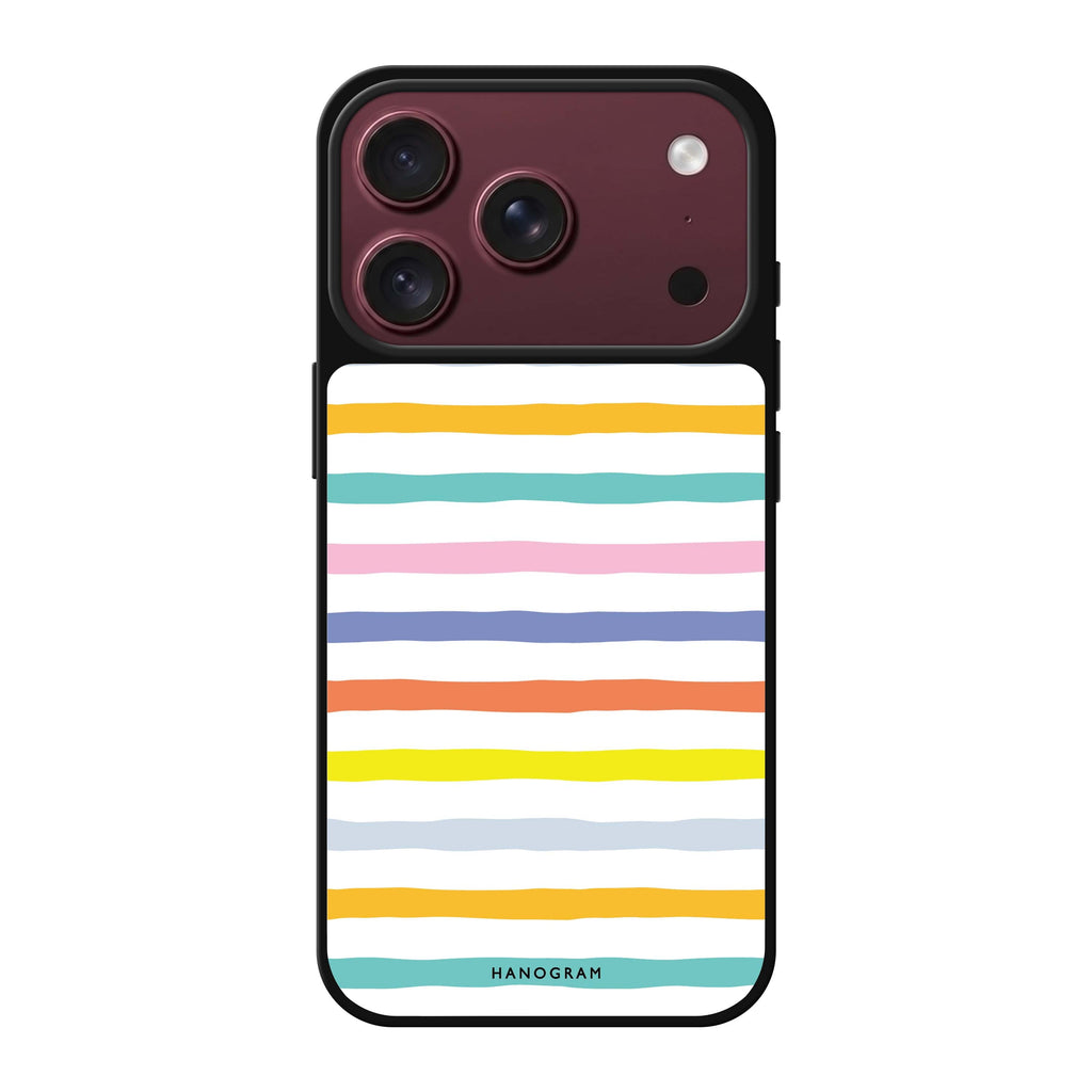 Colourful Line multicolor iPhone 18 Pro Max mirror case