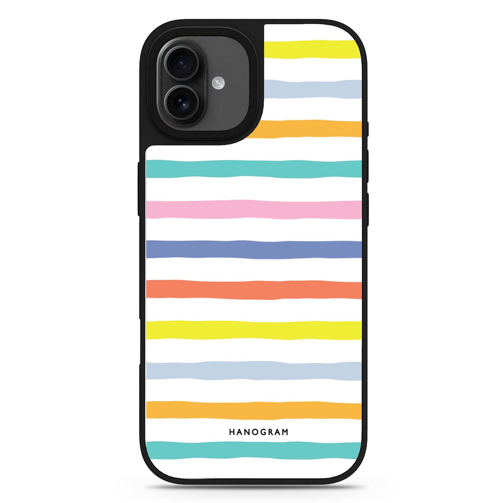 Colourful Line abstract art iPhone 17 mirror case