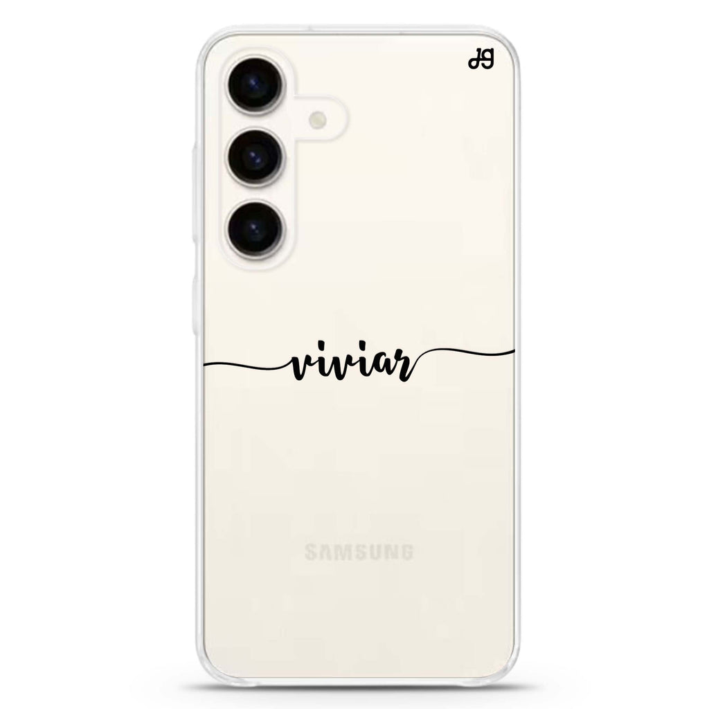 Script Handwritten Samsung Galaxy Ultra Clear Case